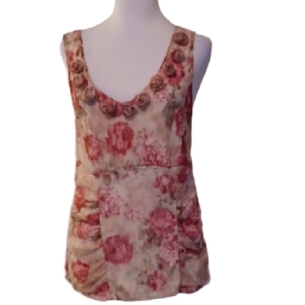 - Floral Sleeveless Top Women's Size Large
